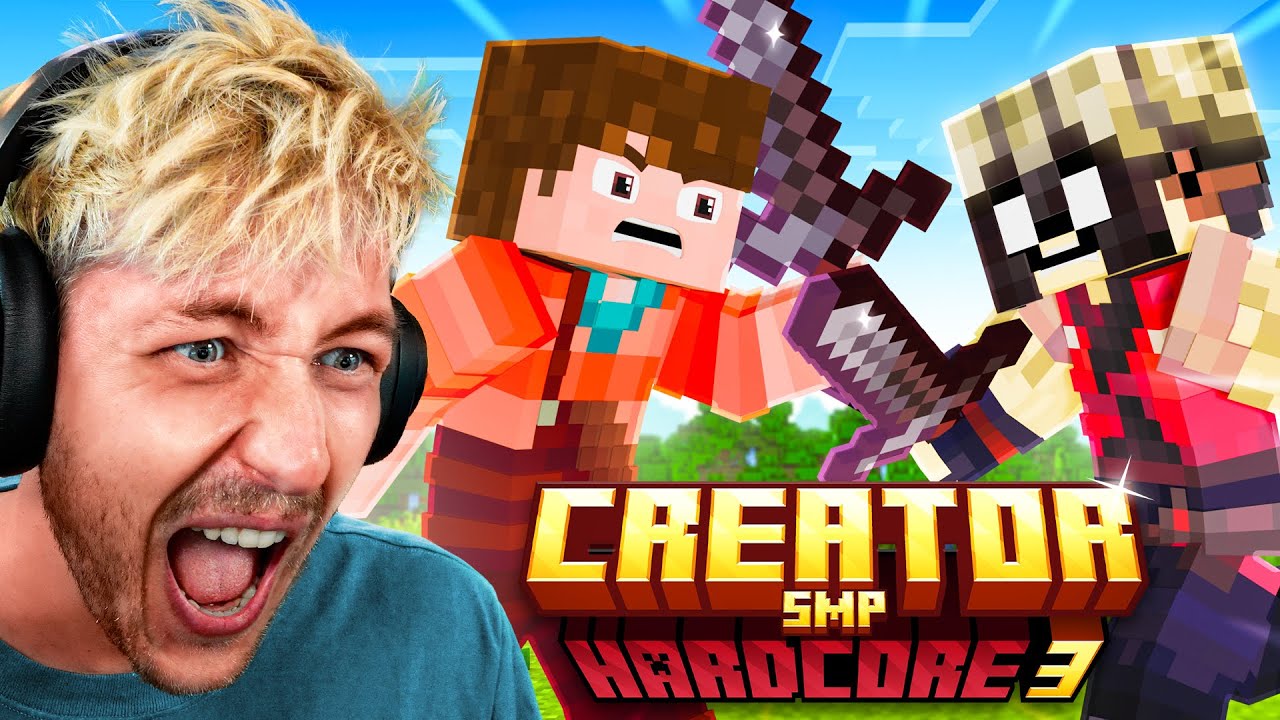 Het Gevecht met Team L… - CreatorSMP Hardcore 3 #24