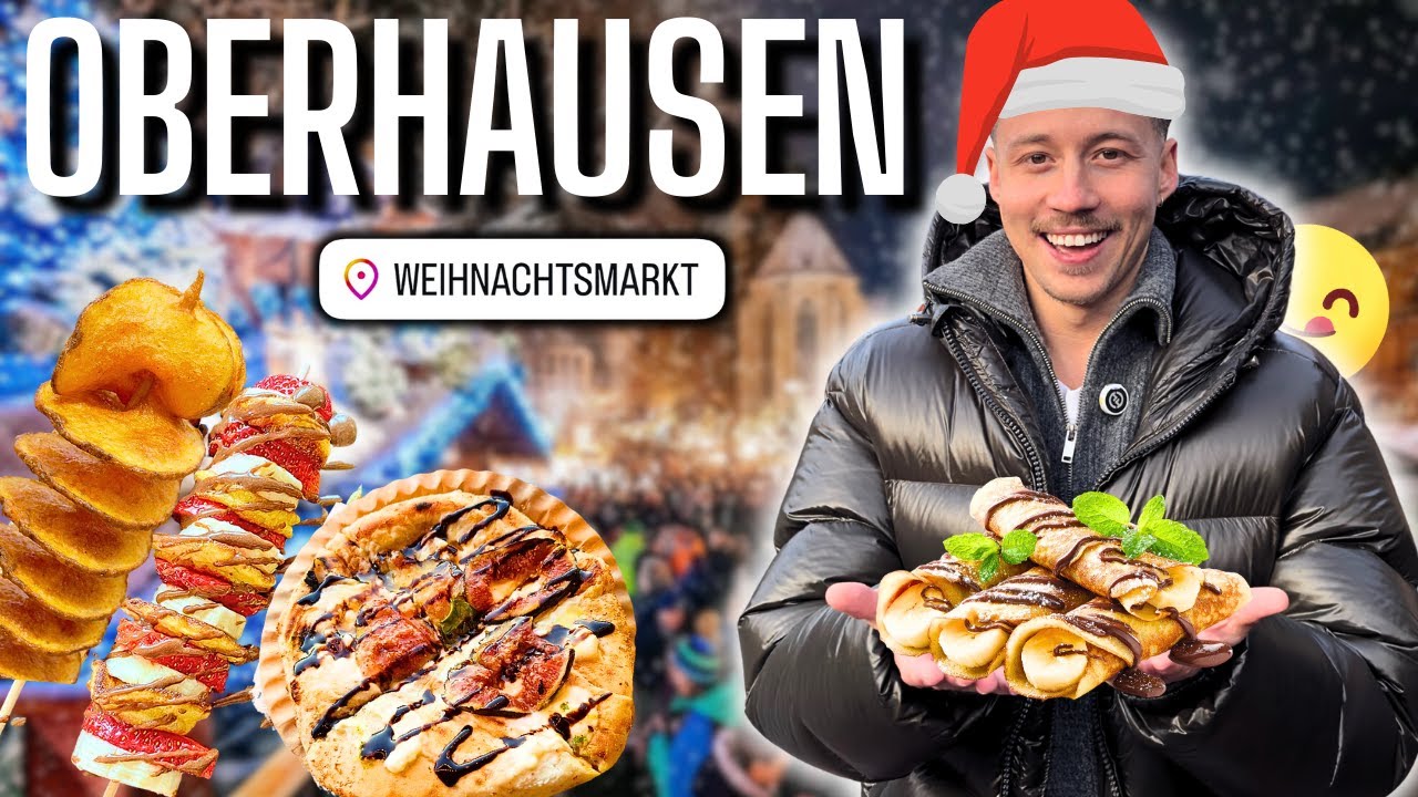 OBERHAUSEN Weihnachtsmarkt: Diese FOOD-TRENDS gehen gerade VIRAL! 🤯🎄