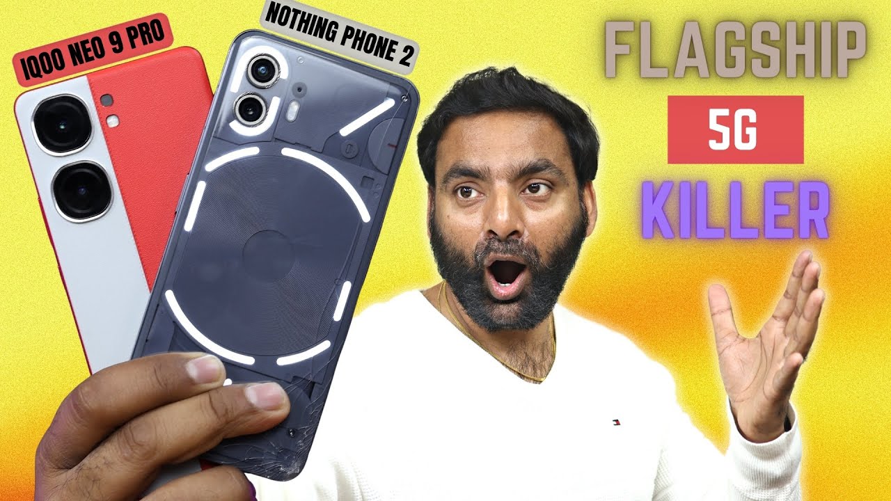 Clear Comparison - iQOO Neo 9 Pro vs Nothing Phone 2 | Camera, BGMI, Speed Test