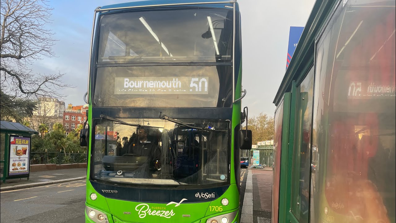 Morebus 2016 Volvo B5TL MCV EvoSeti (HJ16 HTC) on the 50 to Bournemouth - 24/01/26