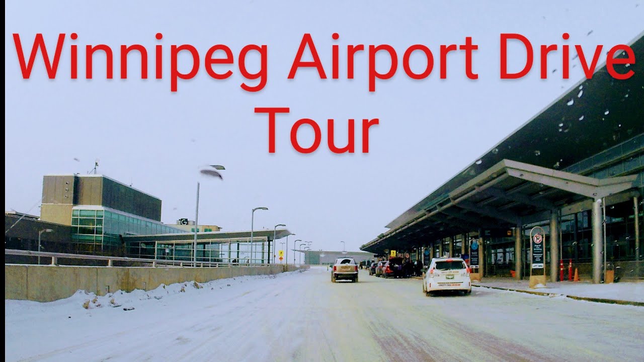 Drive Tour From CF Polo Park To The Winnipeg Airport Winnipeg Manitoba Canada