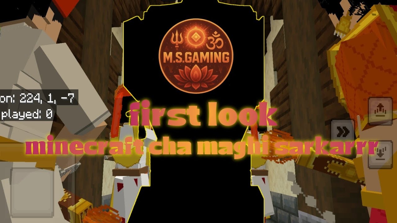 Minecraft cha maghi sarkar | credit @m.s.gaming maghi 