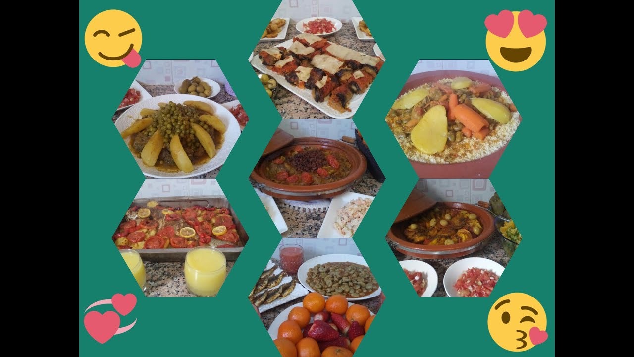 💞💞 جدول اسبوعي 7 وجبات 💕 تربحي الوقت والفليسات 💖