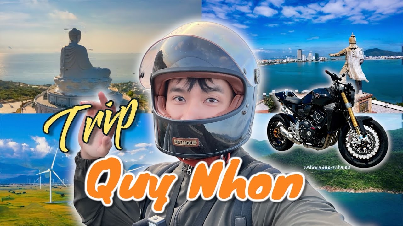 Phượt Quy Nhơn Cùng Mạnh Đồng – Biển Xanh, Đồ Ngon, Cảnh Đẹp | Exploring Quy Nhon by Motor 🏍️