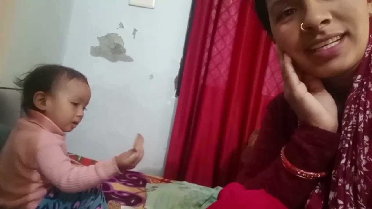 February 13, 2026 आज मेरी बिटिया रानी हो गई😍😔💖# Indu Bargali vlogs #pahadi 