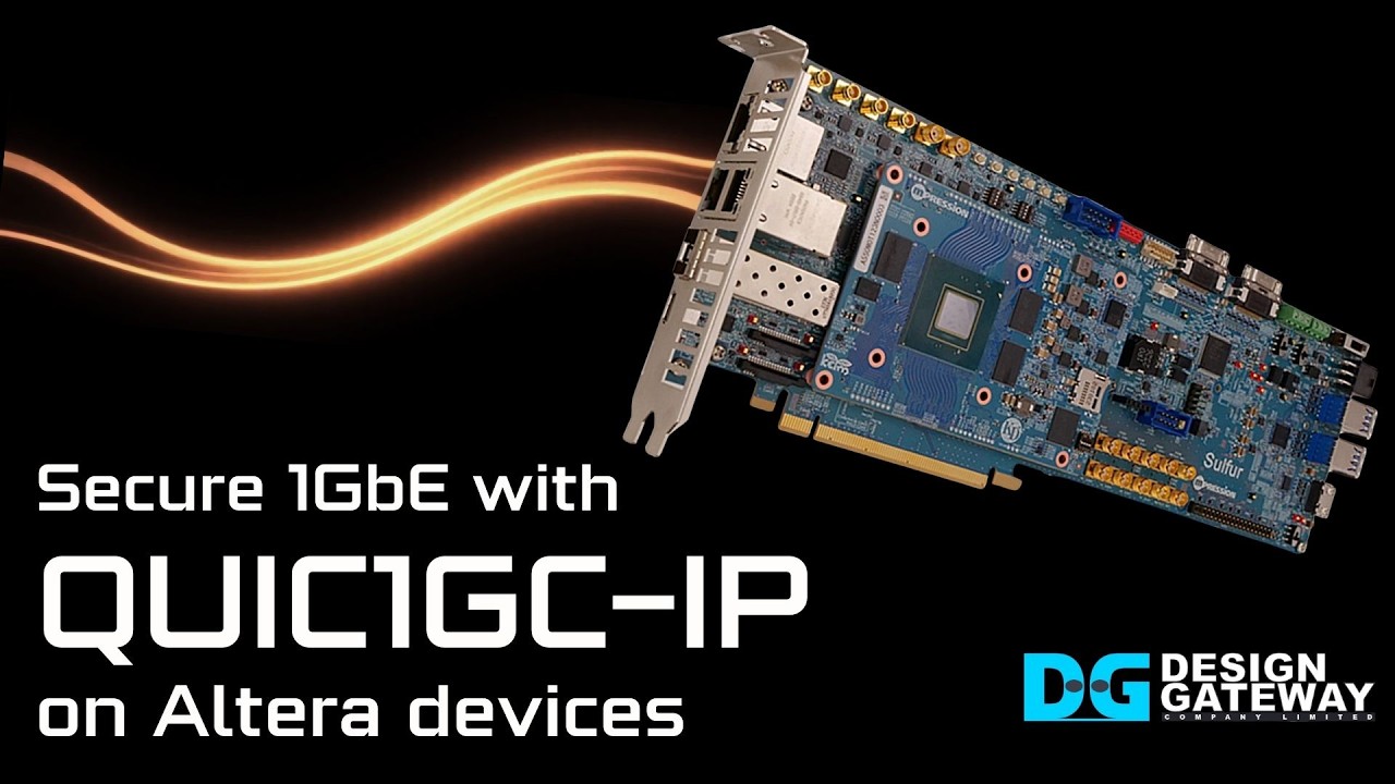 Secure 1GbE Networking with QUIC-IP Client on Altera FPGA | Agilex™ 5 Demo