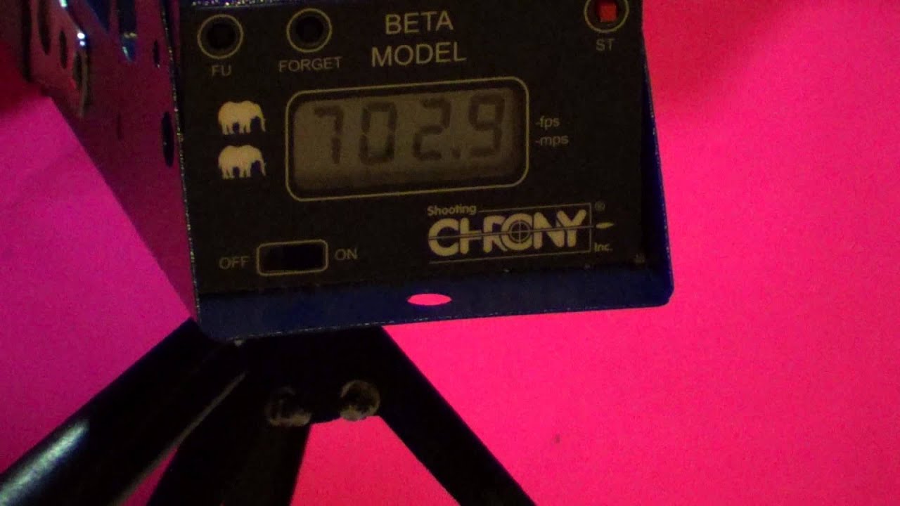 CROSMAN PHANTOM PRELOAD MAIN SPRING MOD CHRONY TEST