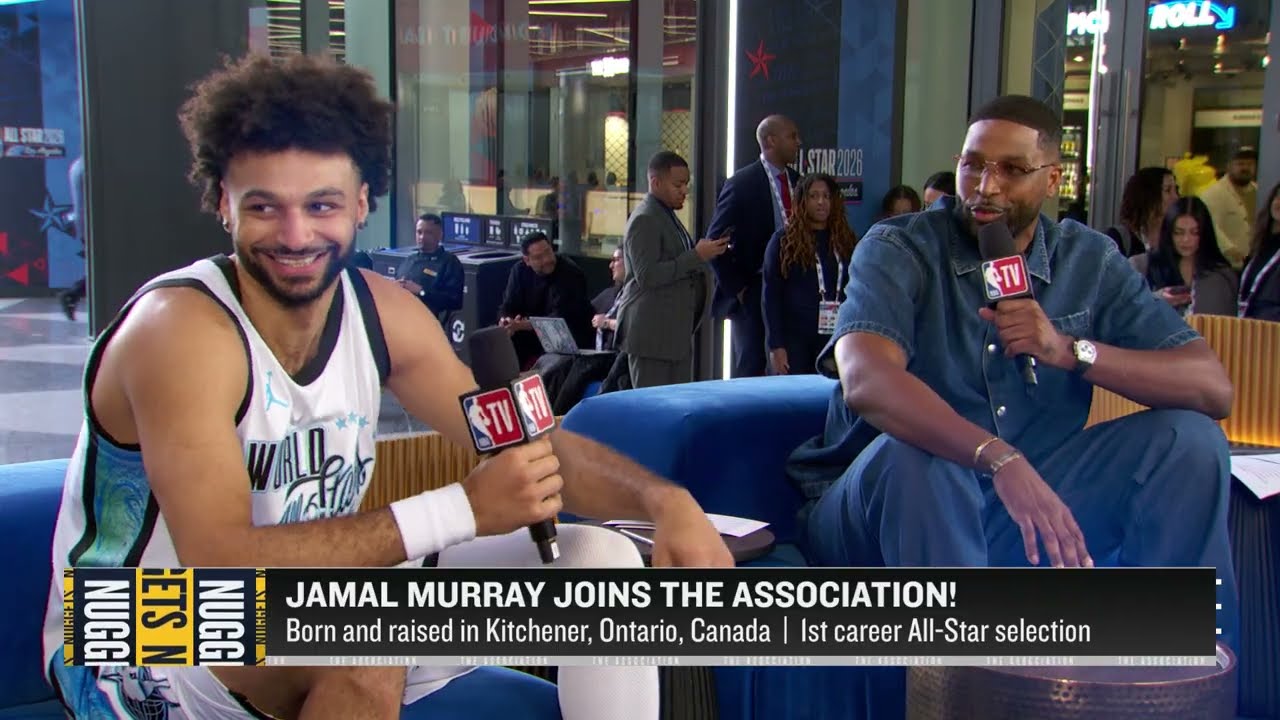 Jamal Murray Joins The Association Live From NBA All-Star Media Day!