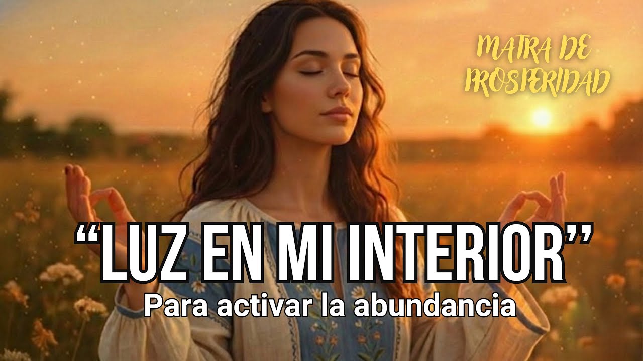 ⭐️ Canción - LUZ EN MI INTERIOR Libera Cargas y Fluyes con Música positiva 