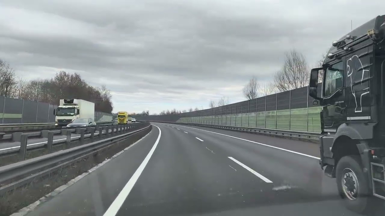Autobahnfahrt in Österreich A9/ Entspannungshilfe und Reisegefühl 