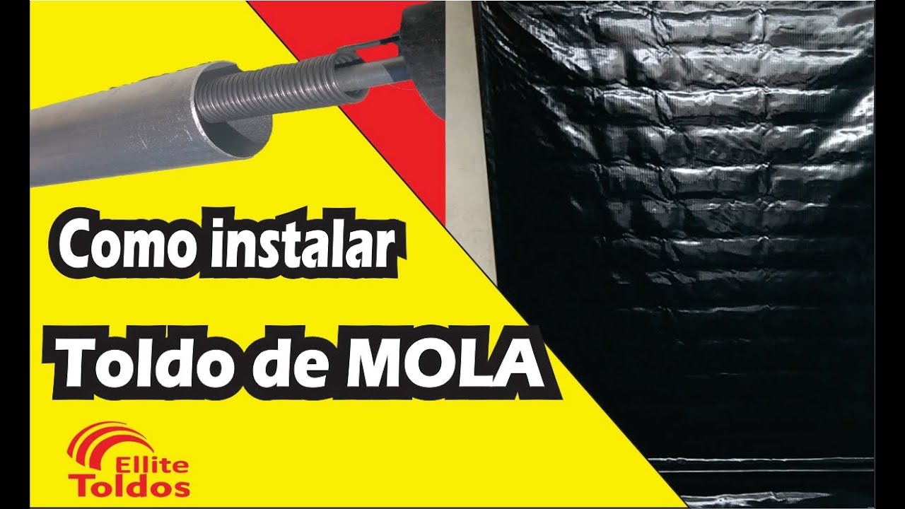 Toldo de Mola - Como instalar e da pressão na mola