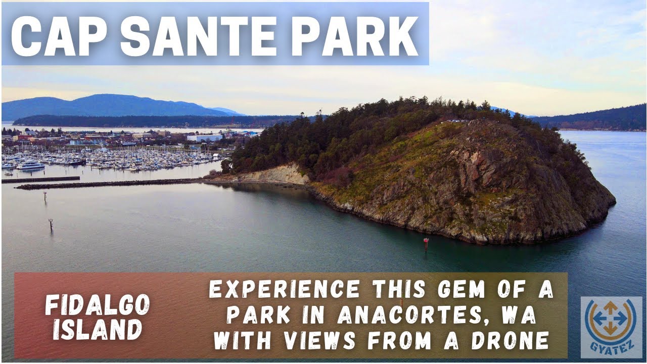 Drone flight around this hidden gem, Cap Sante Park in Anacortes WA