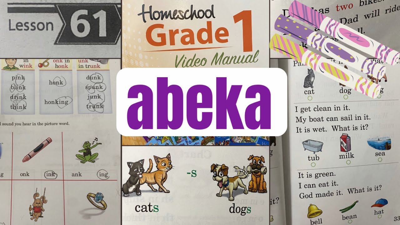 Abeka Christian Academy 1st grade Lesson 61 