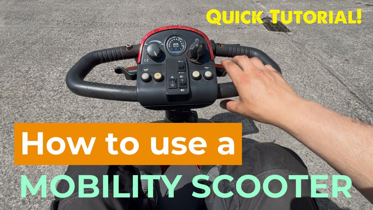 How to USE a Mobility Scooter 🤷‍♂️ Full Beginner’s Guide to Driving, Charging, Features & Tips!