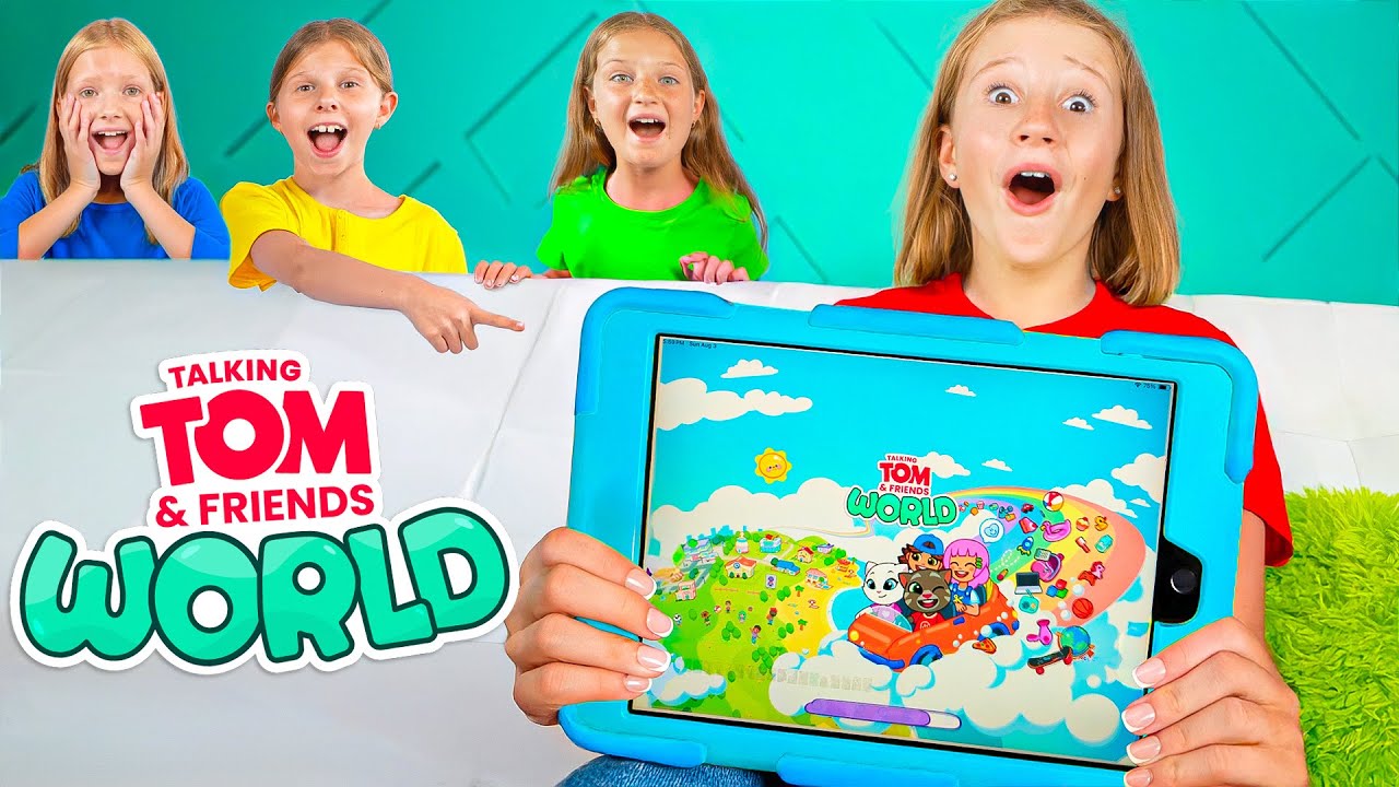 Nastya plays Talking Tom & Friends: World
