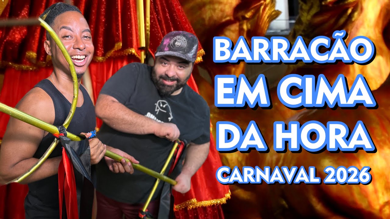 🔱 Barracão da Em Cima da Hora para o Carnaval 2026