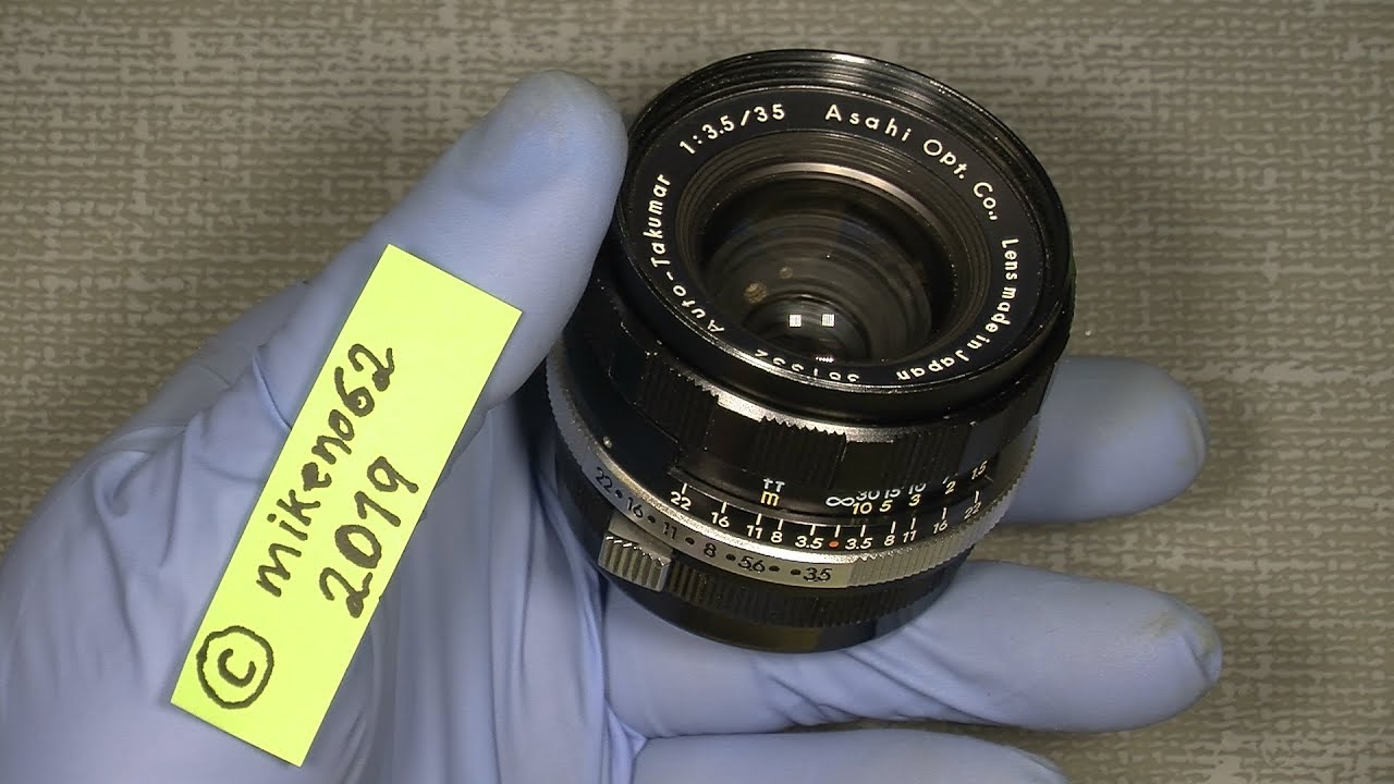 Re-grease Asahi Auto-Takumar 1:3.5 /35   A comparison between 3 different helicoid greases