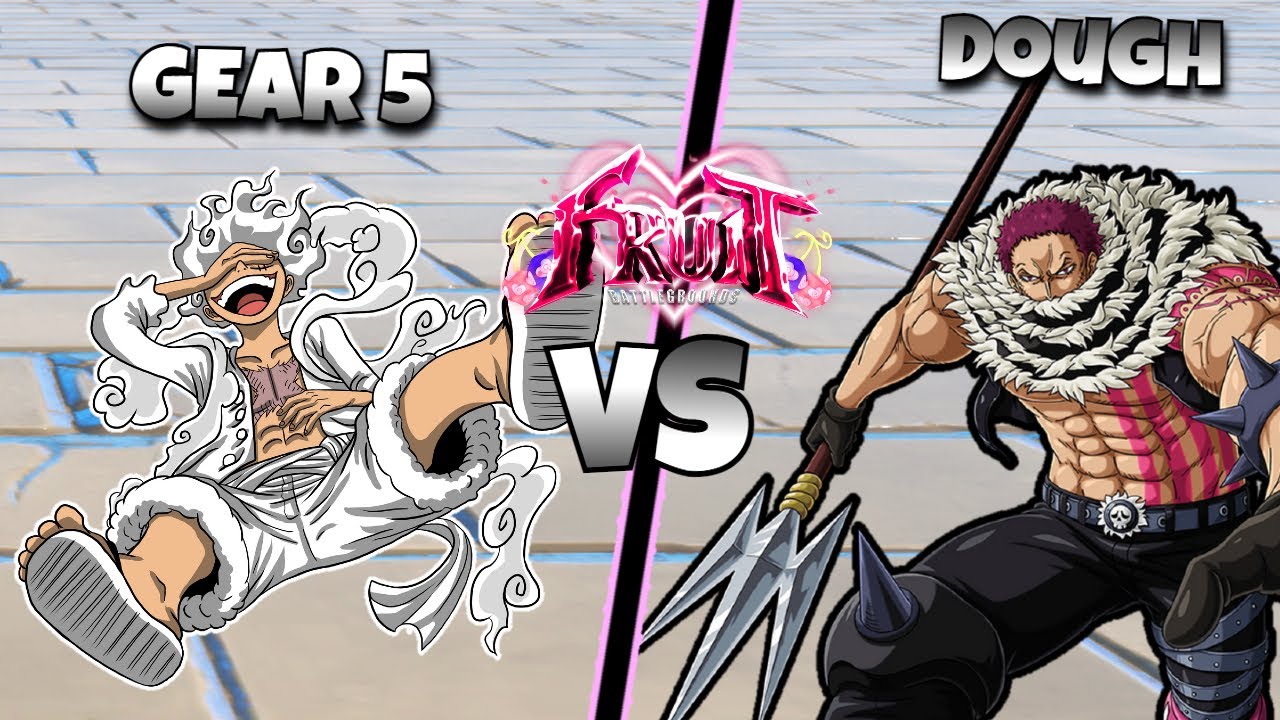 Gear 5 против теста [Фруктовые поля битвы]