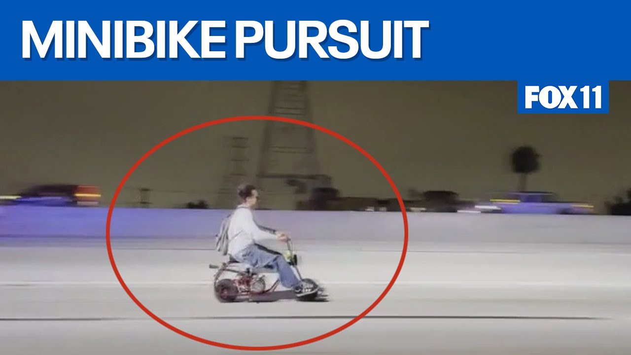 Teen on minibike leads authorities on pursuit  | FOX 11 LA