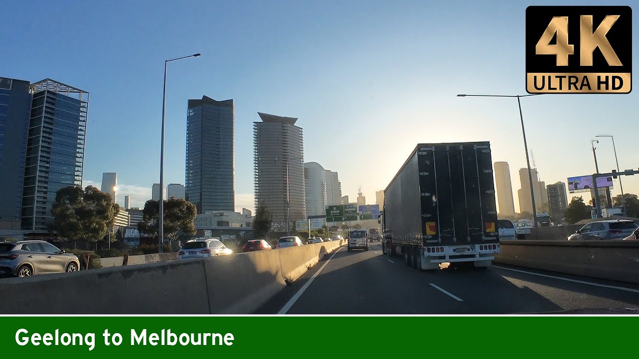 [AUS] Driving from GEELONG to MELBOURNE (Real-Time Long Drive)