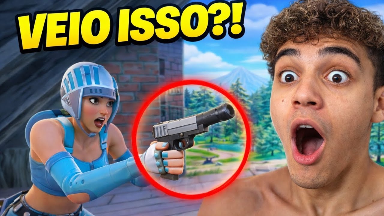 Só Pude Usar a PRIMEIRA Arma do Primeiro Baú no Mapa Raiz… 😳”