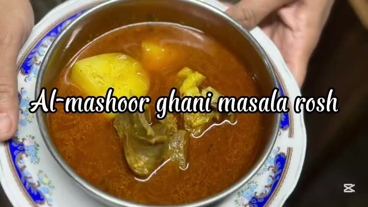Famous Ghani shinwari masala rosh recipe 