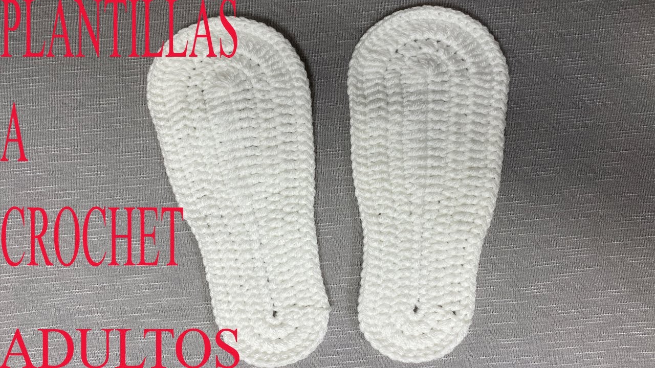 PASO A PASO PARA TEJER PLANTILLAS A CROCHET
