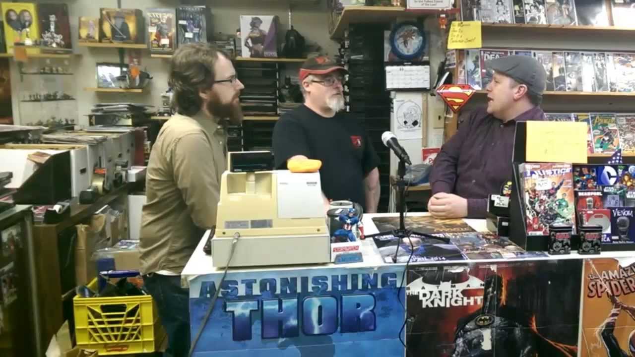 Ryan And Dave Friant Nerdarchy's Casual Comic Book Fans Hanging At The Local Comic Book Store