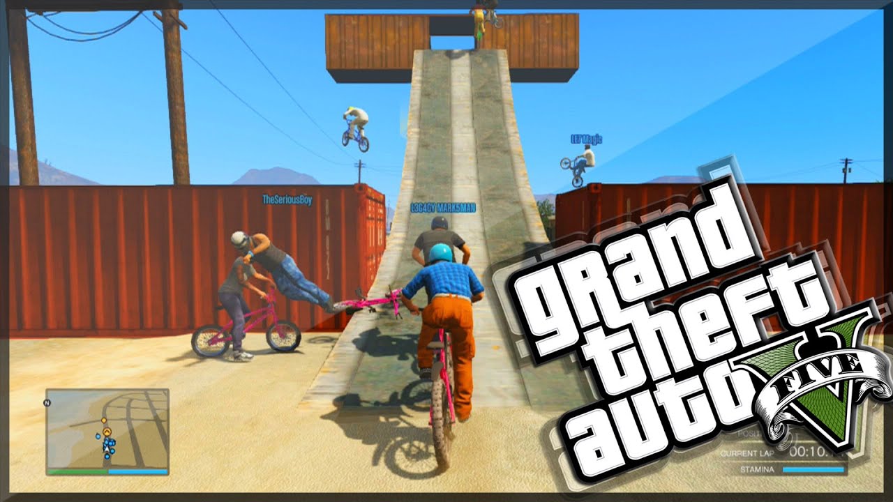 GTA 5 Funny Moments - Fails, Deaths, Rage & More! (GTA V Online Stunts Gameplay)