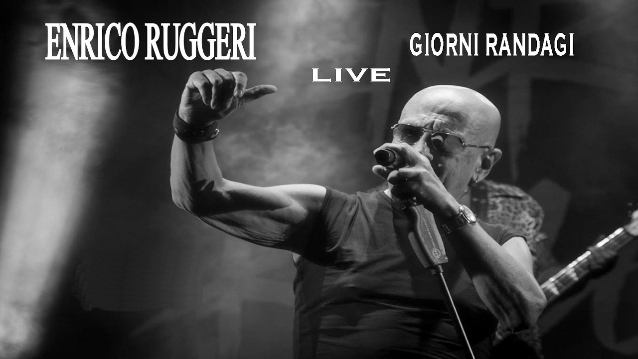ENRICO RUGGERI★GIORNI RANDAGI★KARAOKE INEDITO(NEW LIVE VERSION)