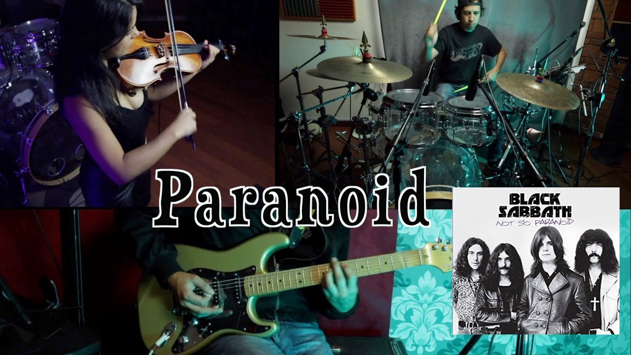 Paranoid | Violin and Drum Cover | Aglae Medrano | Hugo Zerecero