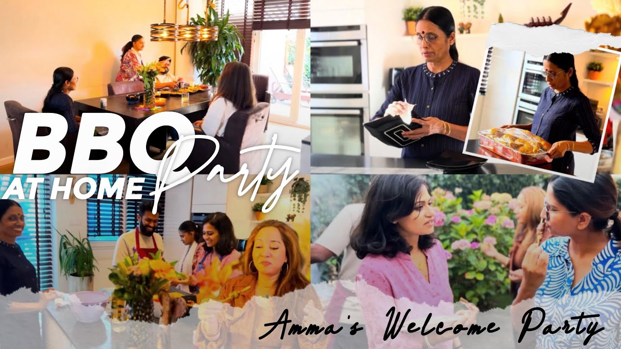 BBQ Party at home || NL Family || Ammas welcome party  #amsterdam 