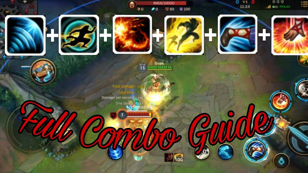LoL Wild Rift Lee Sin, Best Settings and Advance Combo Guide