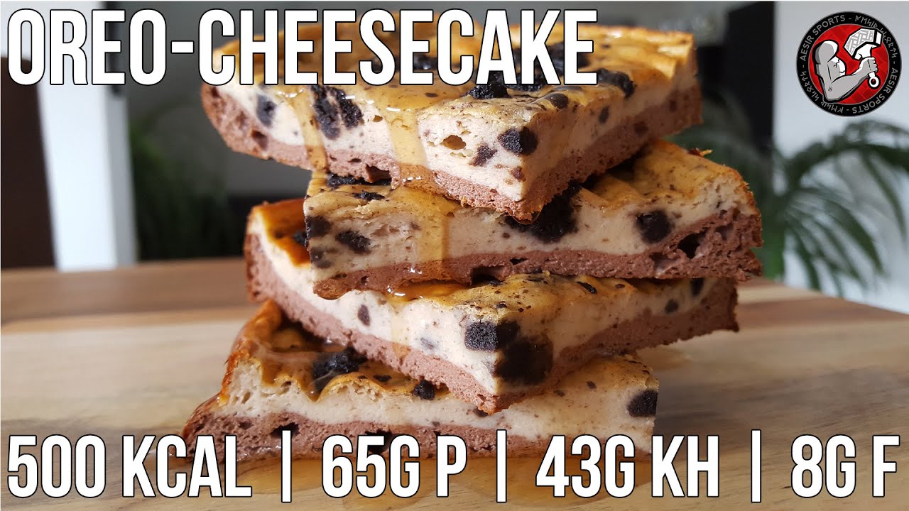 Oreo-Cheesecake | Fitness Kuchen | Low Fat High Protein