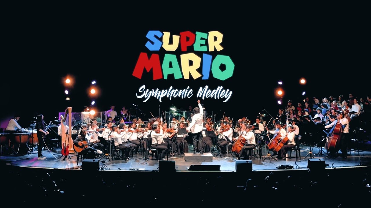 Super Mario Bros Medley Sinfónico - Mario Bros 1, Mario 3,  Mario World,   Mario 64, Mario Galaxy