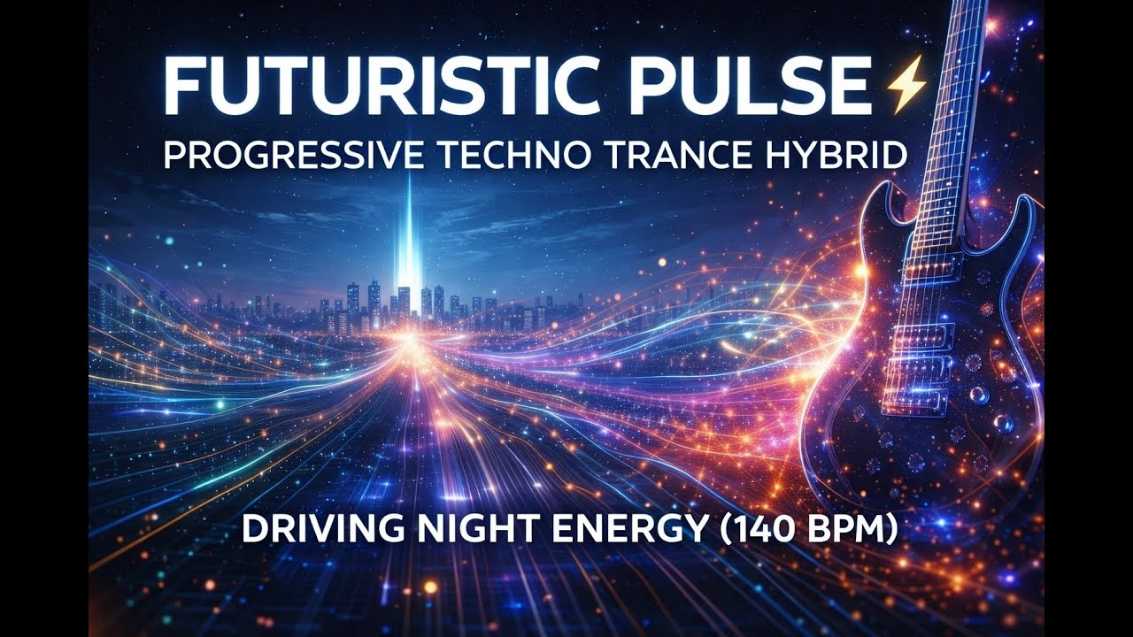 Futuristic Pulse⚡| Progressive Techno Trance Hybrid – Driving Night Energy (140 BPM)