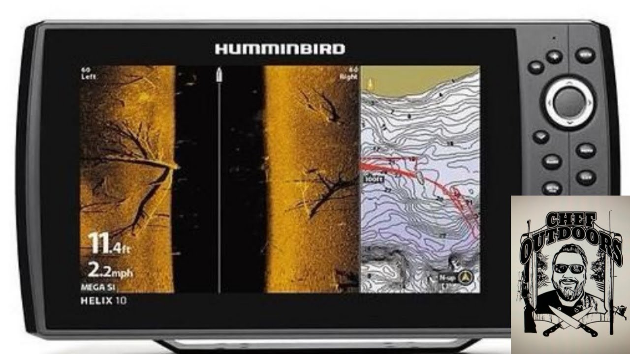 HUMMINBIRD HELIX 10 MEGA SIDE IMAGING (installation) 