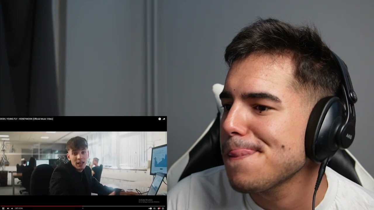 DESH, YOUNG FLY - HONEYMOON (Official Music Video)REAKCIO
