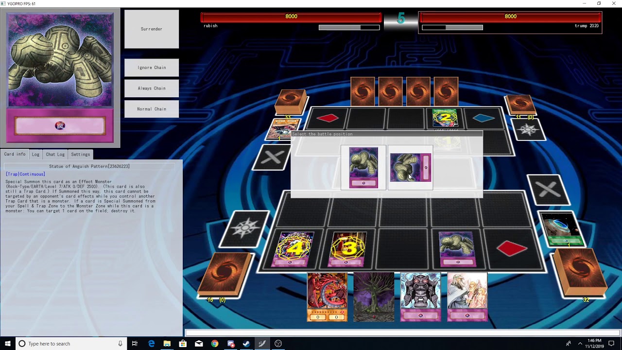 first duel on ygpro (and duel in general) lol