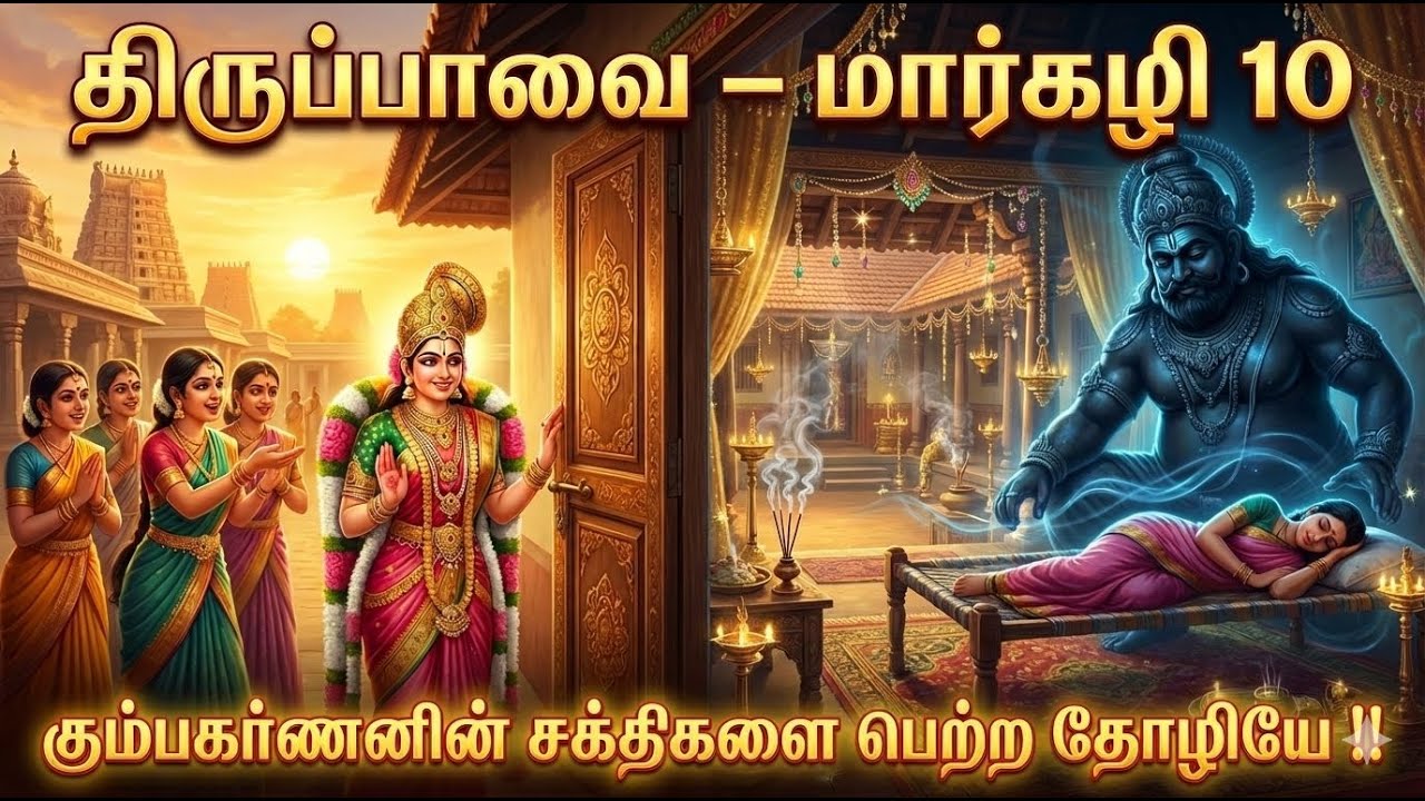 மார்கழி திருப்பாவை 10 கதை வடிவ பாடல் விளக்கத்துடன்  | நோற்றுச் சுவர்க்கம் |  Margazhi Thirupaavai 10