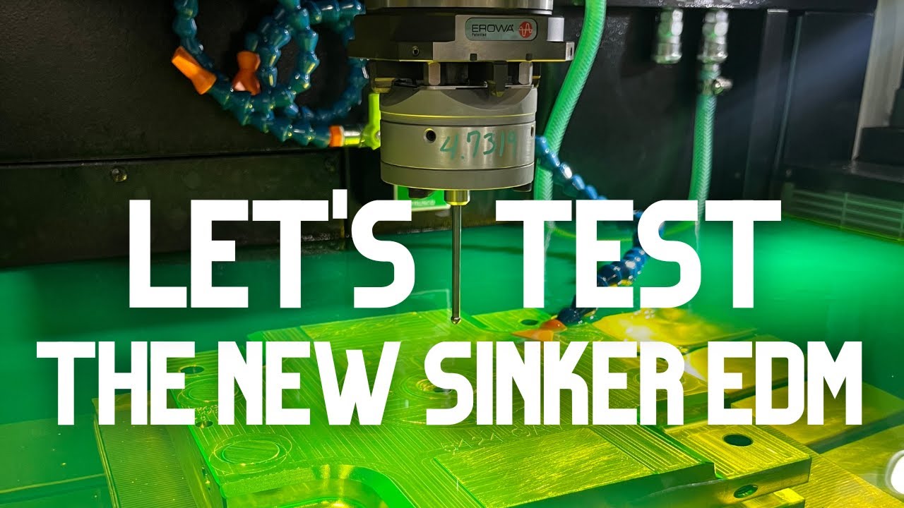Testing a NEW Sinker EDM! Can it Burn 9 Cavities with ONLY 3 Electrodes?