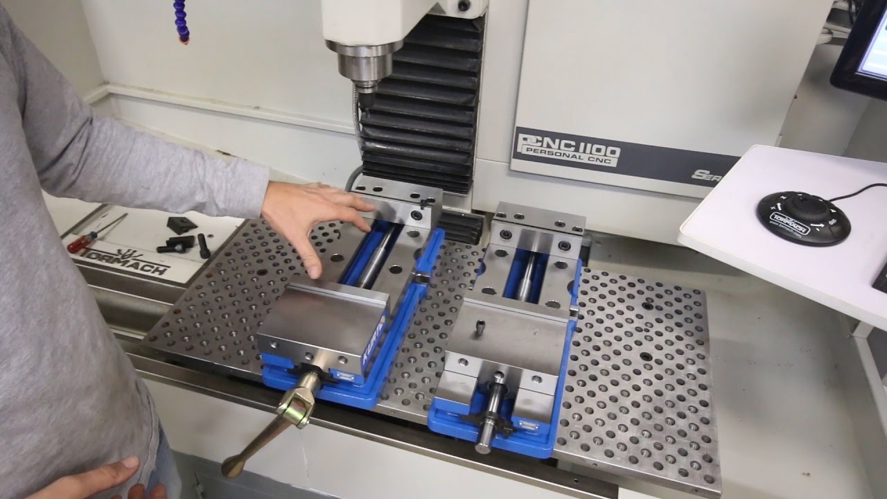 Tormach PCNC 1100 Kurt DX6 Vise & Fixture Plate