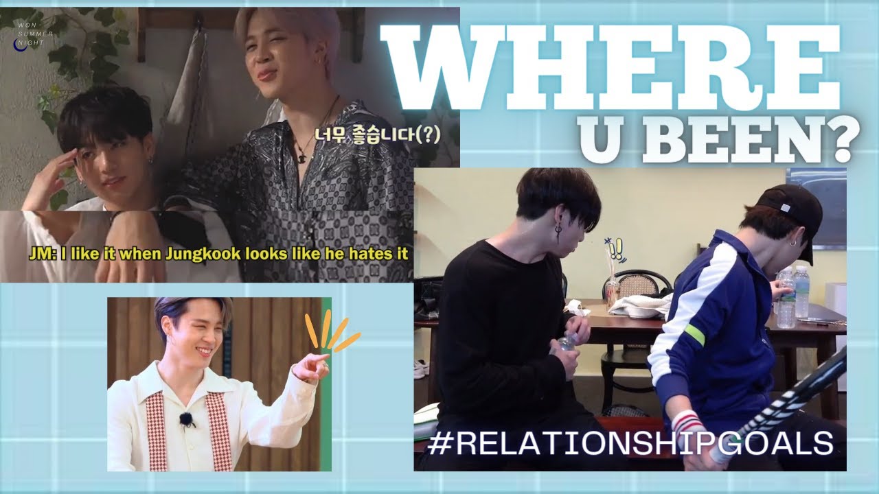 Jikook/Kookmin - Where u been? (goofiness + relationship goals)