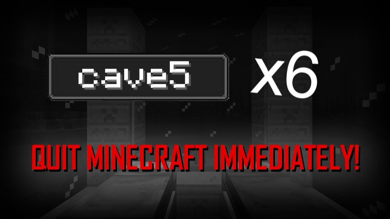 If You Hear this Cave Sound 6 Times in a Row, QUIT MINECRAFT! Minecraft Creepypasta