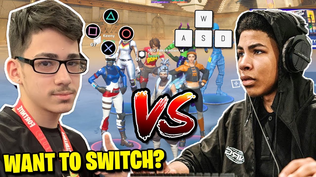 FaZe Sway on CONTROLLER vs NRG Unknown  on KEYBOARD in 3v3 Zone Wars...