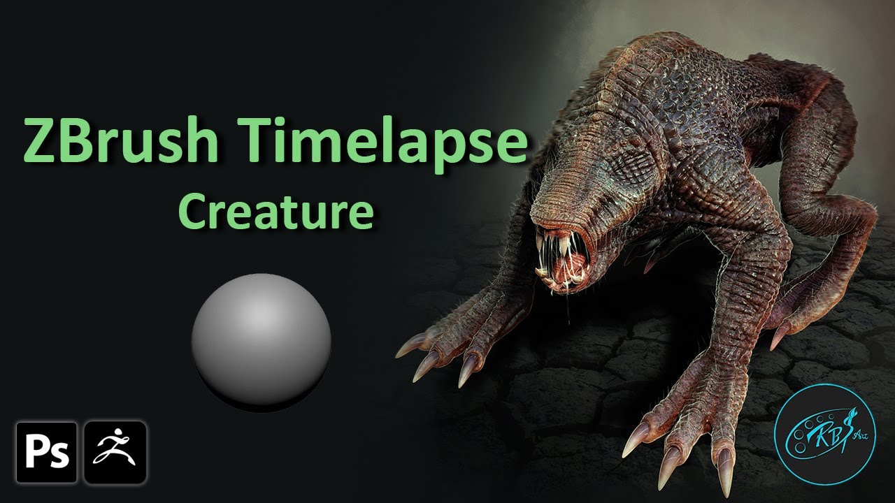 ZBRUSH TIMELAPSE _CREATURE