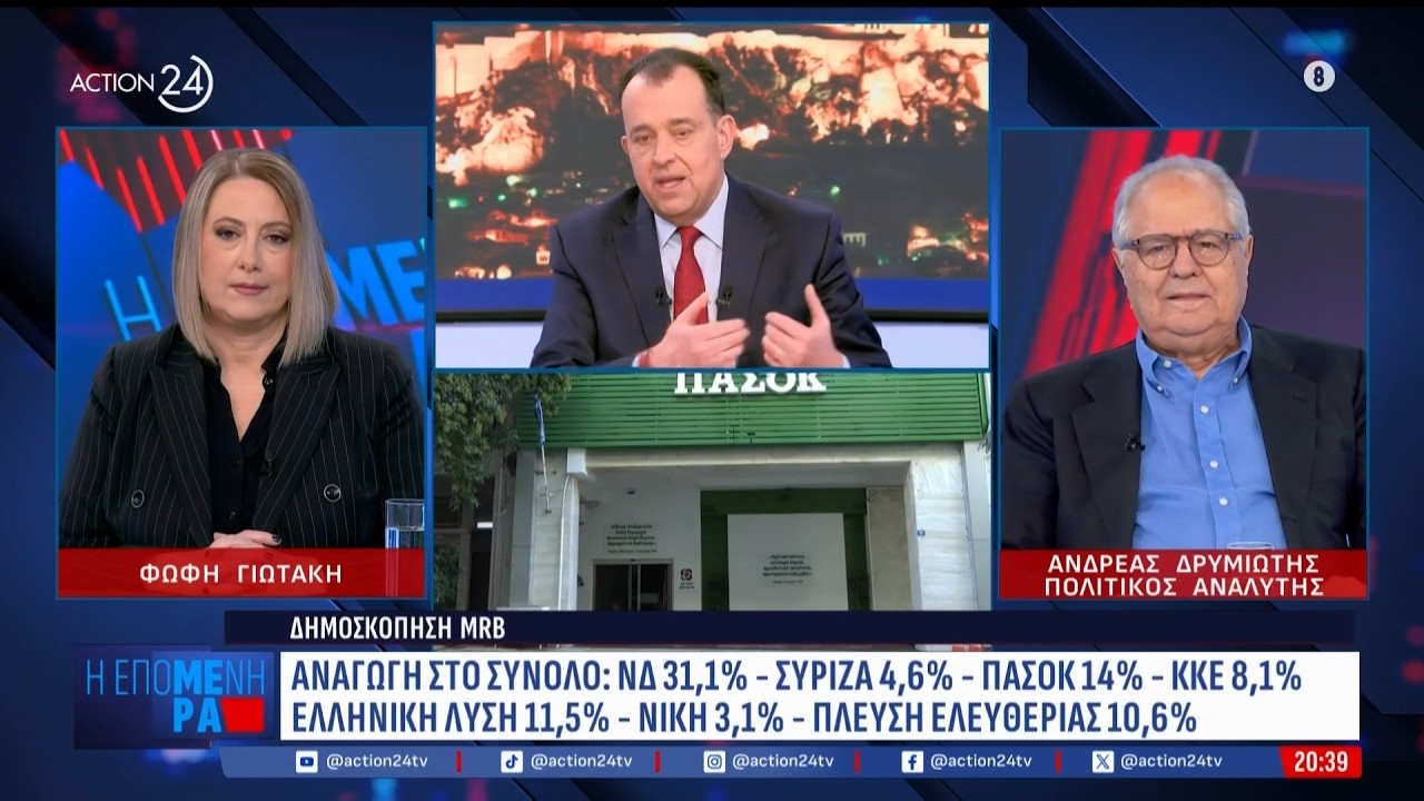 Α. Δρυμιώτης: «Το κόμμα Τσίπρα θα πάρει 10-12% στις εκλογές, το ΠΑΣΟΚ θα πάρει παραπάνω»