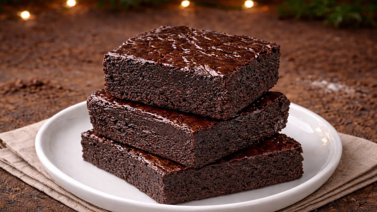 No Mixer Chocolate Brownies | Super Fudgy & Rich