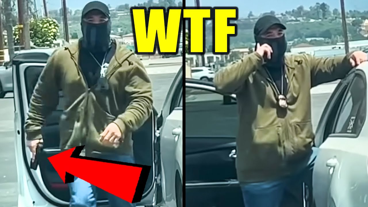 ICE Thug THREATENS Activist with Gun for Protecting Her Community
