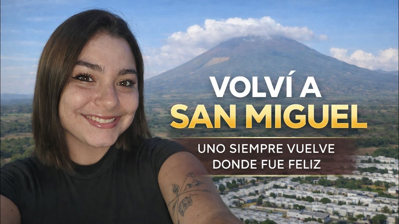 Me hice MIGUELEÑA por un dia de nuevo! Extrañaba mucho mi PRIMER HOGAR en El Salvador ♥️🇸🇻